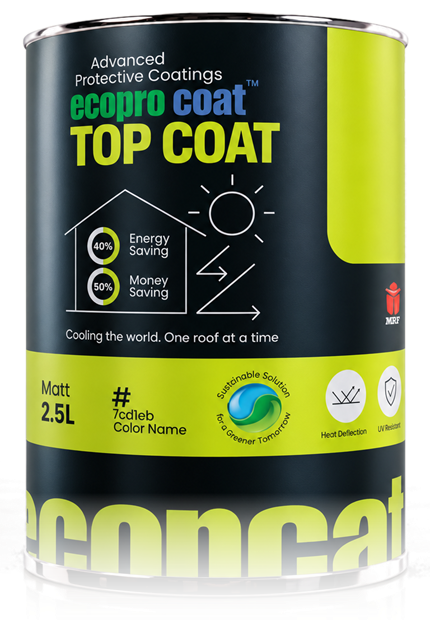 Ecopro Coat Top Coat 2.5L can